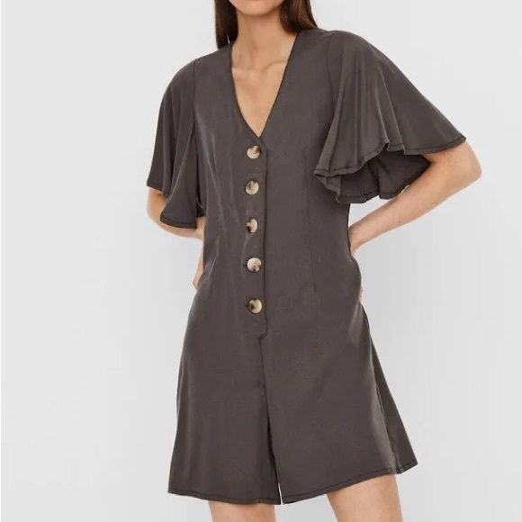 VERO MODA Gray Romper - Picture 1 of 5